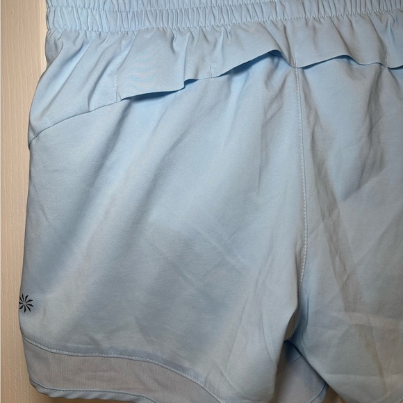 Athleta - Light Blue Women's Printed Mesh Racer Run Short in Size M - Picture 6 of 9